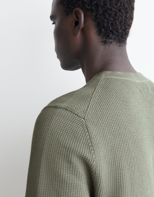 COS - Waffle-Knit Cotton T-Shirt