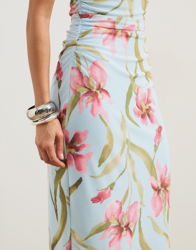 Atmos&Here - Priya Sleeveless Mesh Maxi Dress
