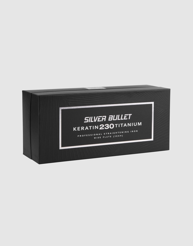 Silver Bullet - Keratin 230 Titanium Wide Plates Straightener - 38mm