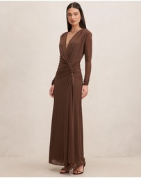 Forever New - Amara Draped Mesh Maxi Dress