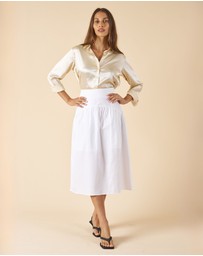 CAMIXA - Mare Cotton Midi Skirt