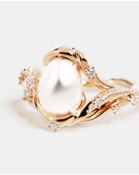 By Charlotte - Dive Into Serenity Pearl Ring