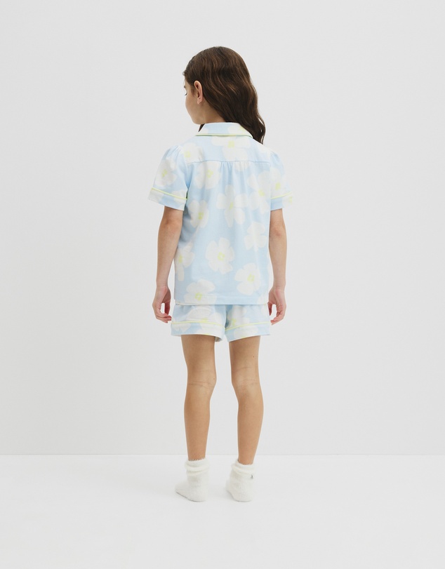 Country Road - Australian Cotton Short Sleeve Button Through Sleep