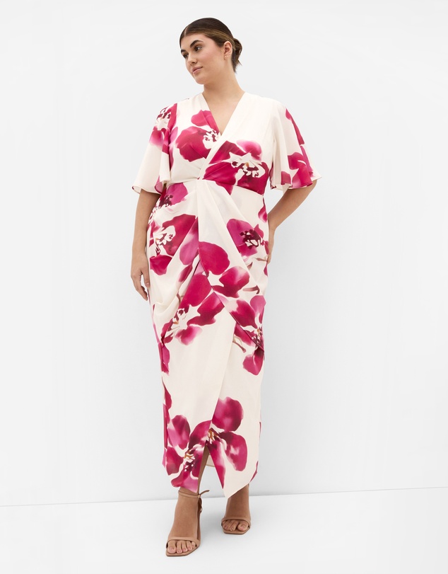 City Chic - Braelynn Print Maxi Dress