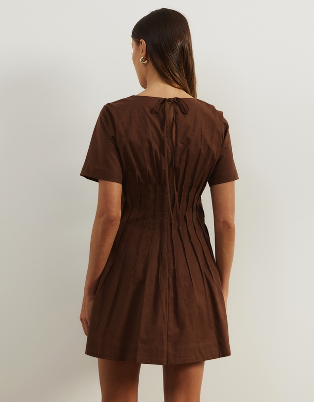 Atmos&Here - Maya Pleat Mini Dress