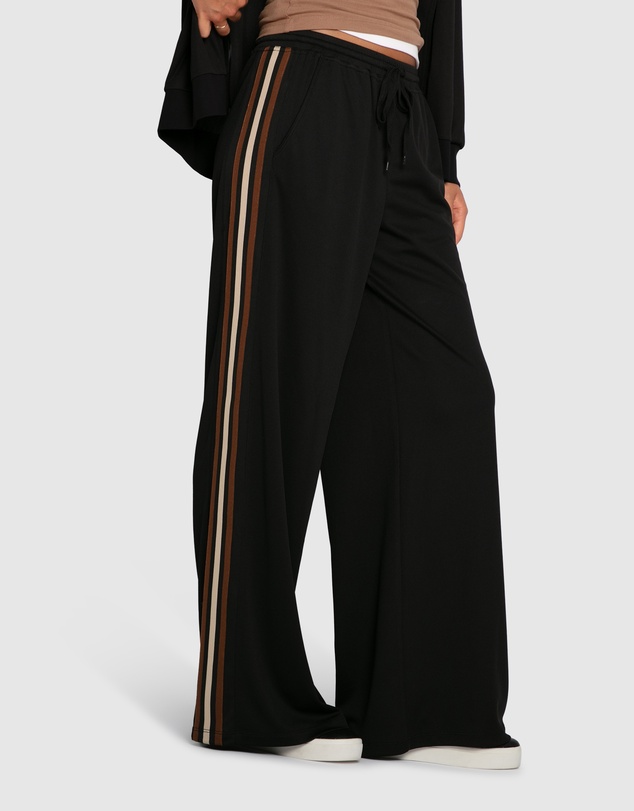 Belle & Bloom - Beach Front Striped Wide Leg Pants