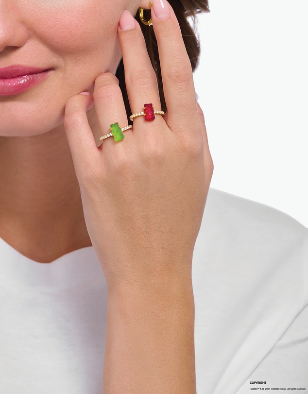 THOMAS SABO - HARIBO Strawberry Red Bear Ring