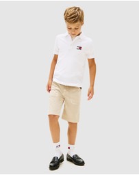 Tommy Hilfiger - Boys Regular Fit Wavy Flag Polo Shirt - Kids
