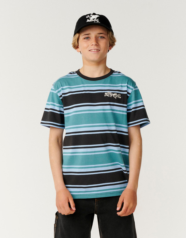 Rip Curl - Rip-Tuals Stripe Tee - Teens