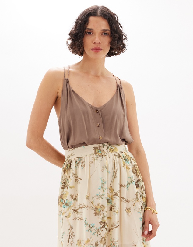 Amelius - Amira Buttoned Tank Top