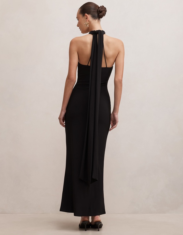 Forever New - Arlette Halter Neck Scarf Maxi Dress