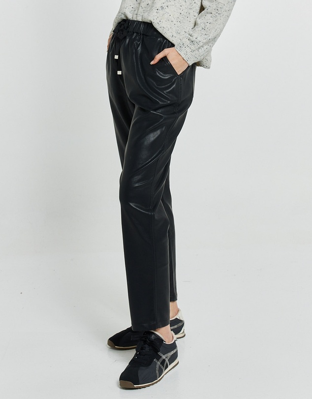 Betty Basics - Poppy PU Jogger