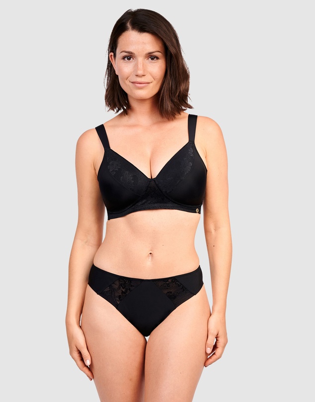 Sans Complexe - Perfect Shape Microfiber & Lace Brief