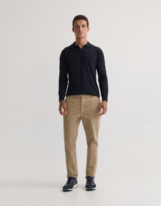 Oxford - Dominic Open Polo Collar Knit