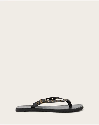 AllSaints - Sydney Eyelet Sandals