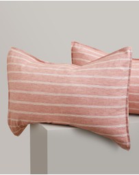 Sheet Society - Eve Linen Stripe Full Sheet Set
