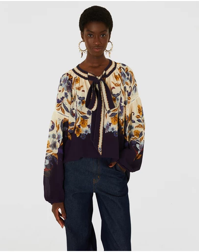 Farm Rio - Golden Nature Blouse