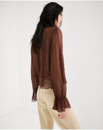 M.N.G - Choco Blouse