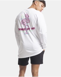 Vacancy Co - Flamingo Club Long Sleeve Tee