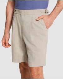 Tarocash - Marvel Pleat Linen Short