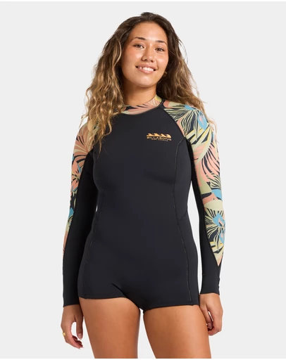 Billabong - Womens 2/2Mm Spring Fever Natural Long Sleeve Springsuit