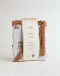 Living Textiles - Sherpa Blanket - Cuddly Bear