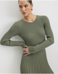 AERE - Organic Cotton Knit Mini Dress