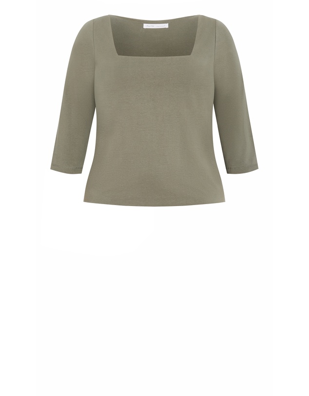 City Chic - Anny Square Neck Top