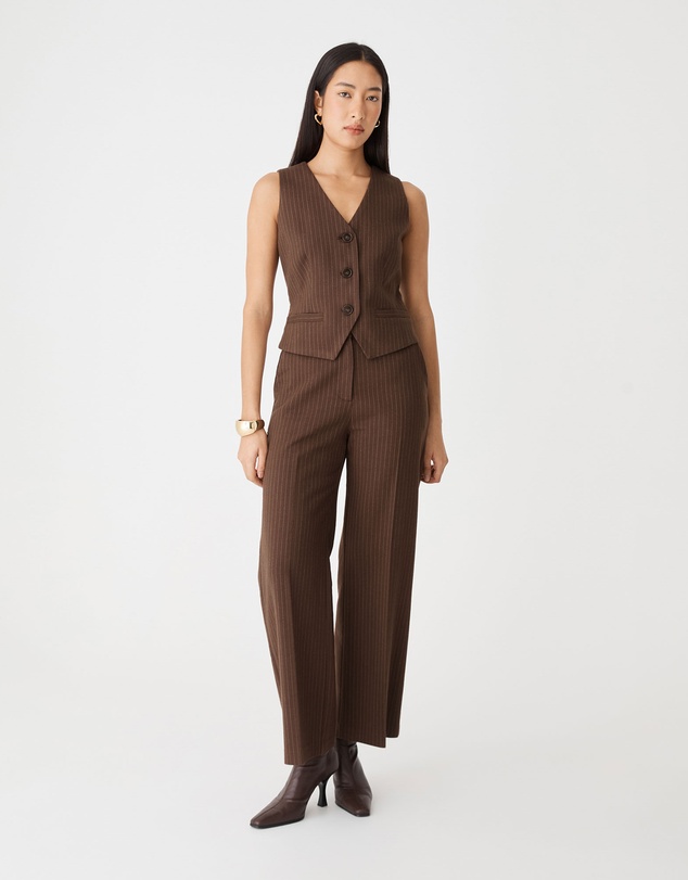 Forcast - Zara Pinstripe Tailored Pants