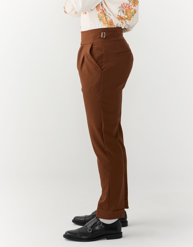Justin Cassin - Vittori High Waist Cropped Pants