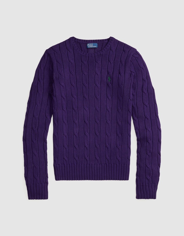 Polo Ralph Lauren - Cable-Knit Cotton Crewneck Sweater - ICONIC EXCLUSIVE