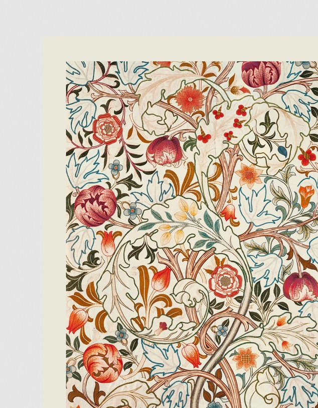 Inka Arthouse - Vintage Flower by William Morris Art Print