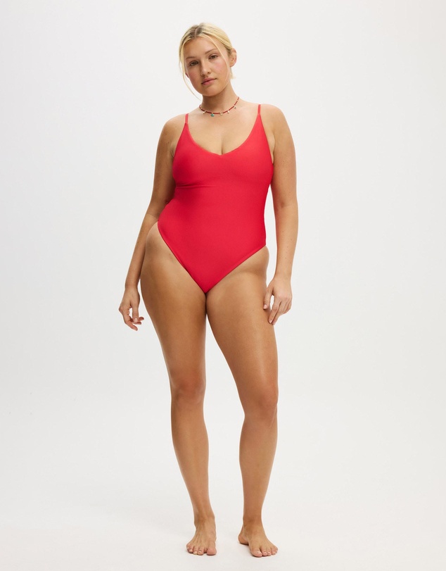 Cotton On Body - Thin Strap V-Neck One Piece