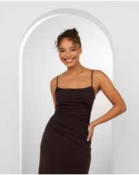 Pilgrim - Orlando Cowl Neck Mesh Gown
