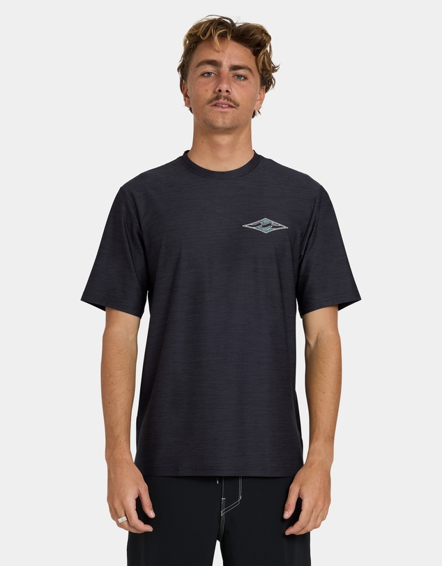 Billabong - Mens Diamond Shoreline Loose Fit Short Sleeve Rashguard