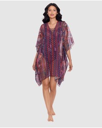 Miraclesuit Swimwear  - Dynasty Sheer Chiffon Caftan Beach Cover Up