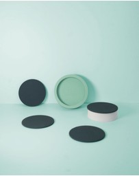 porter green - ciss | unbreakable silicone coasters
