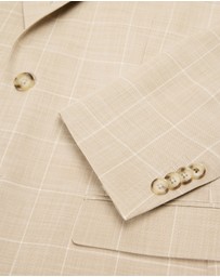 Politix - Windowpane Check Tailored Jacket