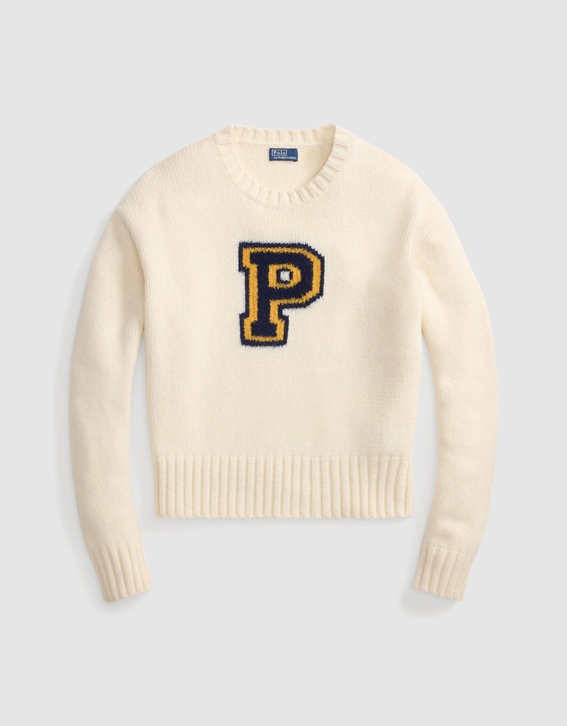 Polo Ralph Lauren - P-Logo Wool-Blend Crewneck Sweater - ICONIC EXCLUSIVE