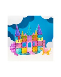 Magna-Tiles - MAGNA-TILES - Castle DLX + microMAGS - 48 Piece Set