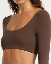 Bond-Eye Swimwear - Halle Long Sleeve Crop