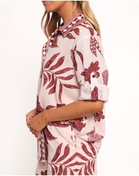 Petal & Pup - Karva Top - Leaf Print