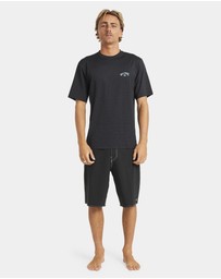 Billabong - Mens Shoreline Loose Fit Short Sleeve Rash Vest