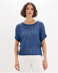 Amelius - Greta Short Sleeve Knit Top