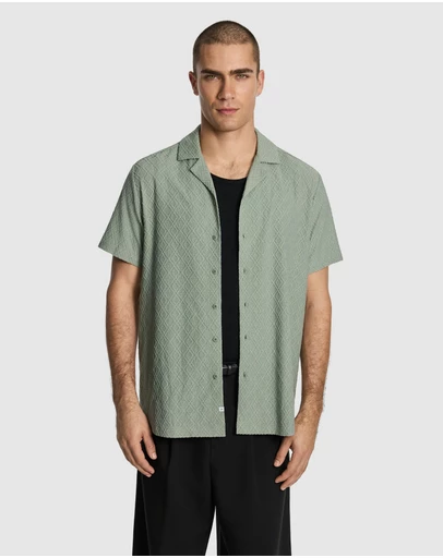 yd. - Murdock Textured Shirt