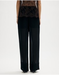 Minima Esenciales - Callan Sheer Wide Leg Pants