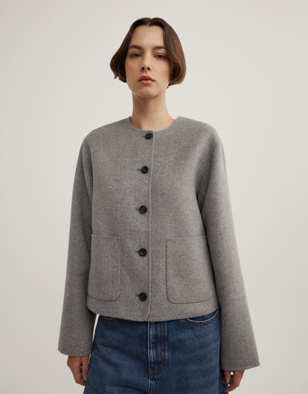 Witchery - Crop Scarf Coat