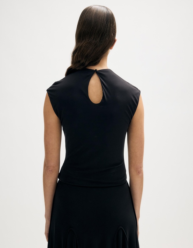 Minima Esenciales - Odal Mock Neck Jersey Top