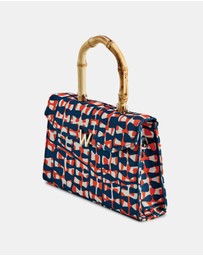 Wolf - Wolf Evie Collection Large Bag with Funky Town Print