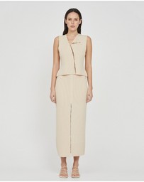 FRIEND of AUDREY - Mila Asymmetric Rib Top